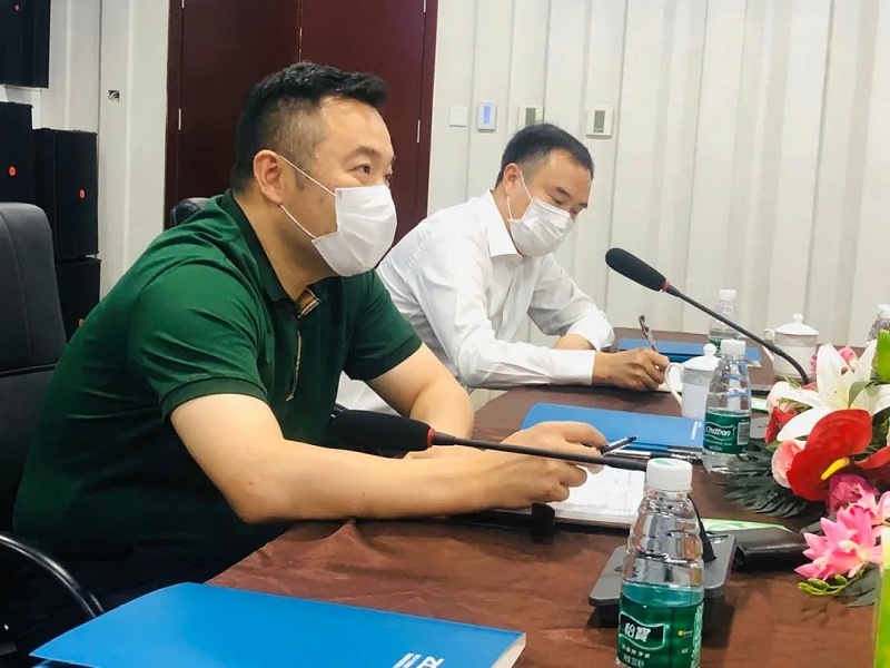 區委統戰部和九三學社區工委、民營經濟代表人士蒞臨绿巨人黄色下载開展談心活動