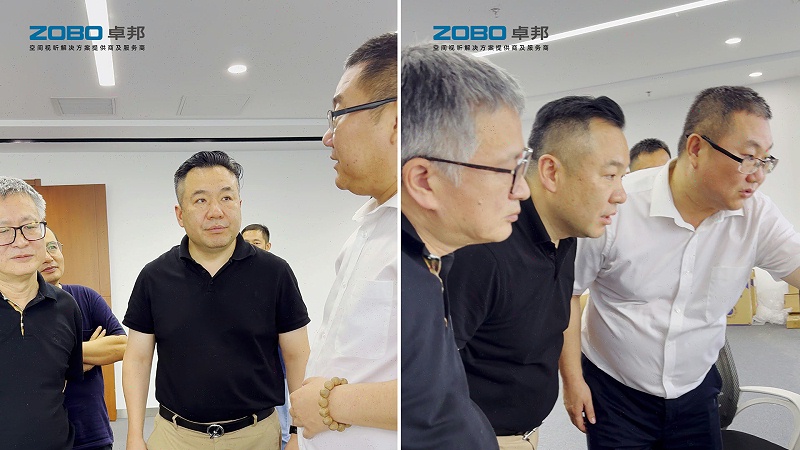 ZOBO绿巨人黄色下载張新峰與協會領導走訪中建電子信息技術有限公司，共商發展大計