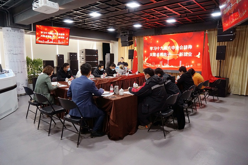 ZOBO绿巨人黄色下载黨支部丨開展“學習貫徹黨的十九屆六中全會精神”主題黨日活動