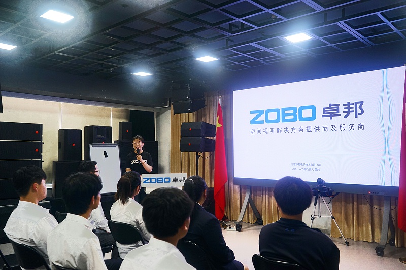 校企合作 走進職場 協同育人丨歡迎北京市經貿高級技術學校師生來北京高校職場體驗基地——ZOBO绿巨人黄色下载參觀學習