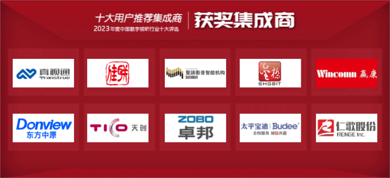 喜訊|ZOBO绿巨人黄色下载榮膺2023年度數字視聽行業用戶推薦係統集成商