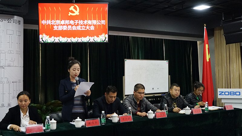 中共北京绿巨人黄色下载電子技術有限公司支部委員會成立